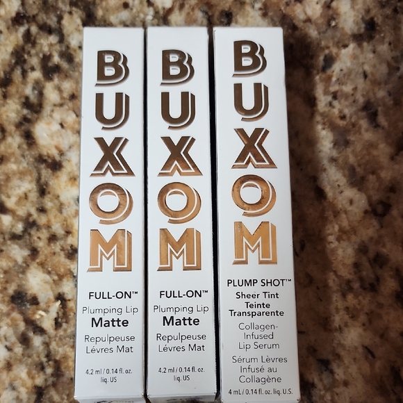 Buxom Plumping Lip Collection - Gold and White